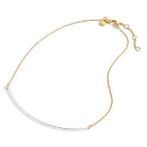 J. Crew Two Tone Bar Necklace